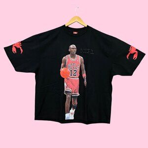 Westside Gunn 12 GXFR Michael Jordan Heels Oversized Tee M